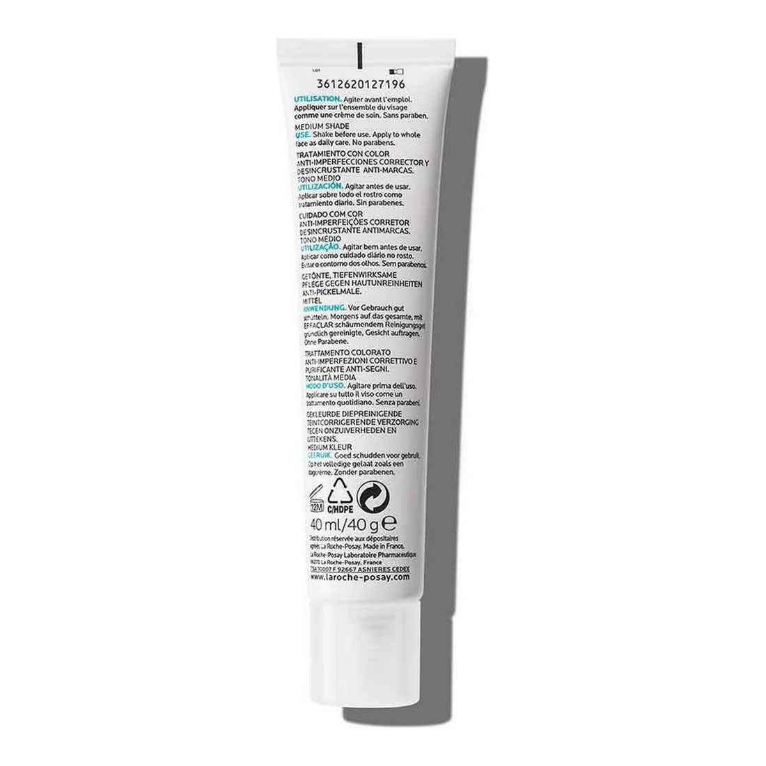 Crema Correctora de Textura Effaclar Duo Tono Medium La Roche Posay 12341025 40 ml