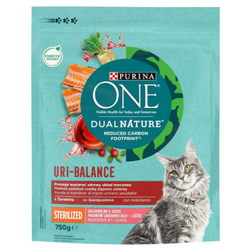 Comida para gato Purina Dual Nature Uri-Balance Sterilized Adulto Salmón 750 g