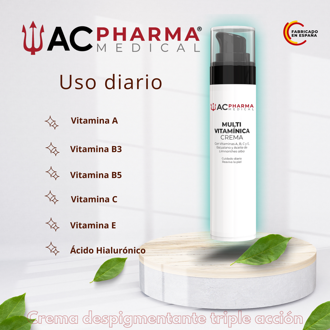 Crema facial multivitamínica ACPHARMA MEDICAL (50ml)