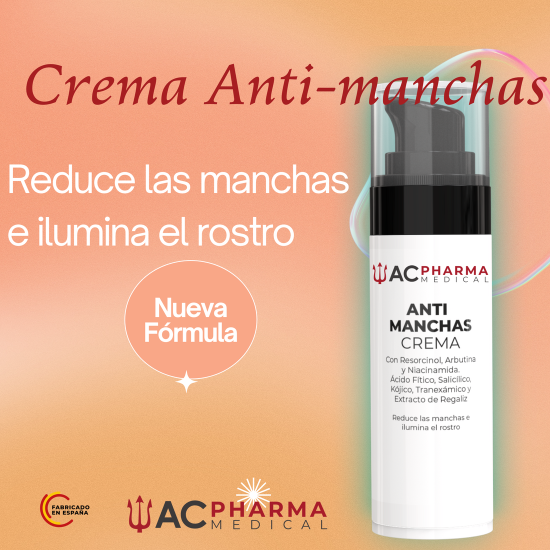 Crema antimanchas con niacinamida ACPHARMA MEDICAL (30ml)