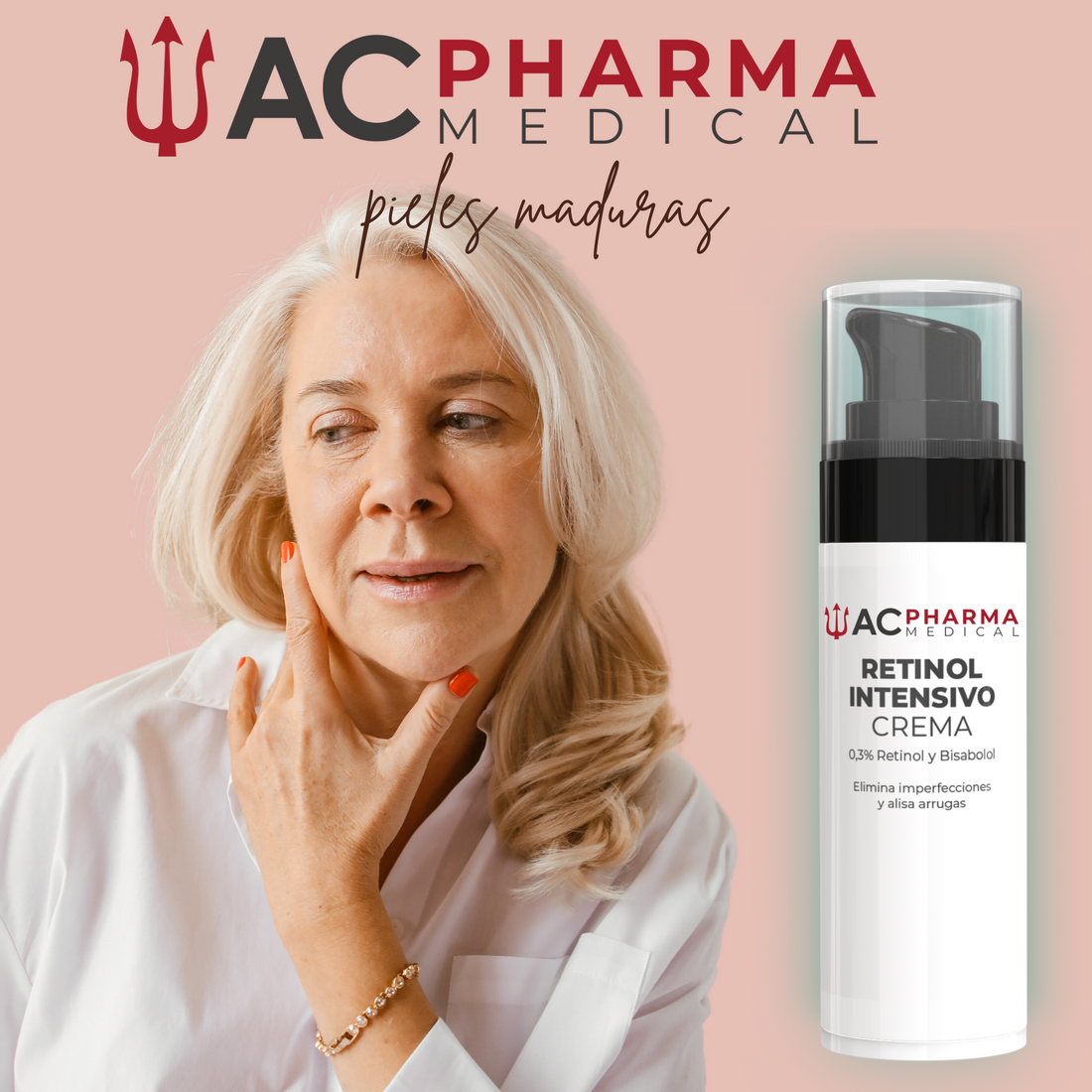 Crema facial con retinol intensivo de noche ACPHARMA MEDICAL (30ml)