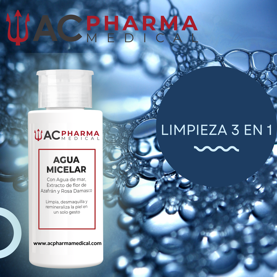 Agua micelar ACPHARMA MEDICAL(250ml)