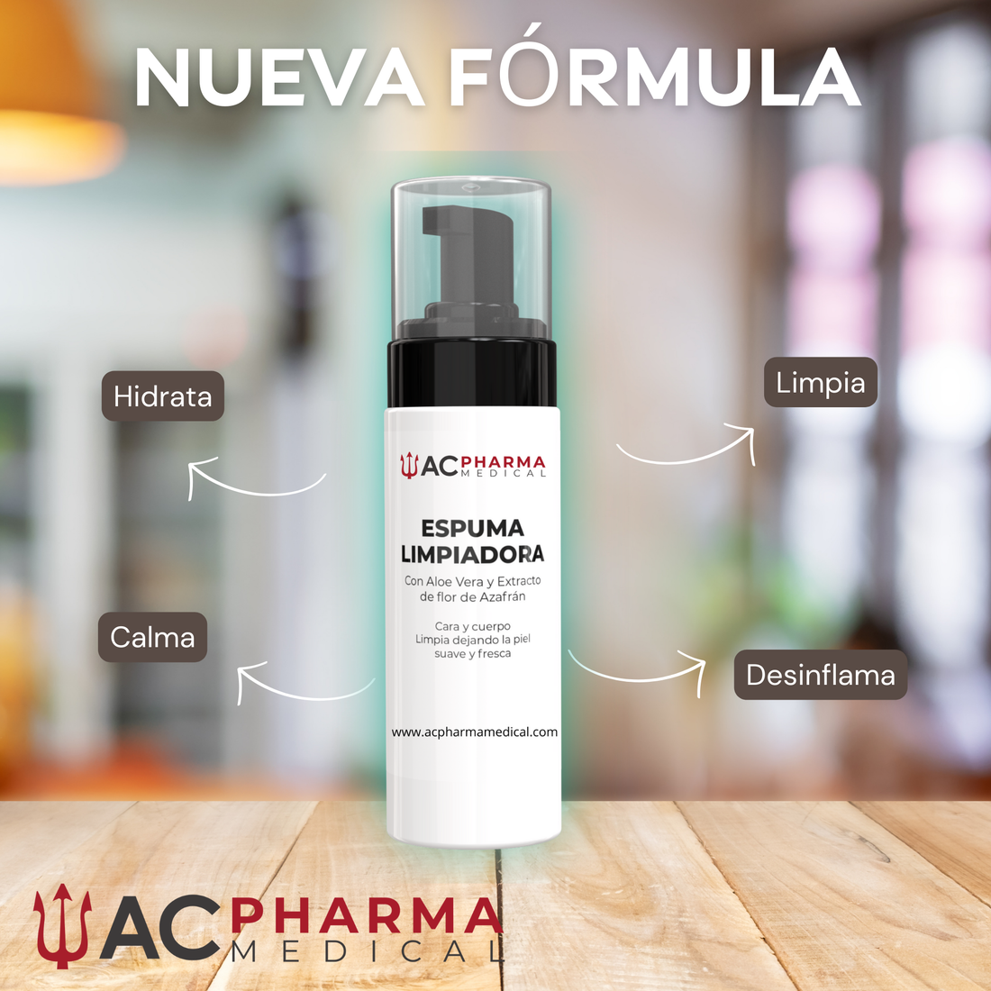 Espuma limpiadora ACPHARMA MEDICAL (150ml)